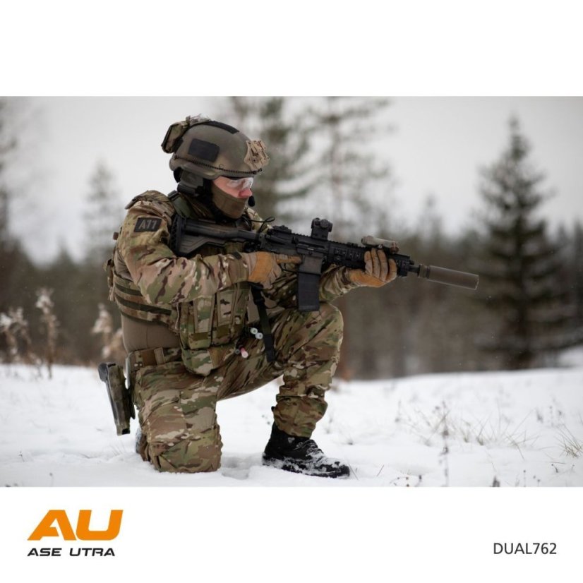 Tlumič hluku Ase Utra DUAL762-S-BL - .308/7.62, černý Cerakote