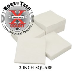 BoreTech Bavlněné čtvercové vytěráky X-Count .50 / 20GA - 10GA (100 ks)