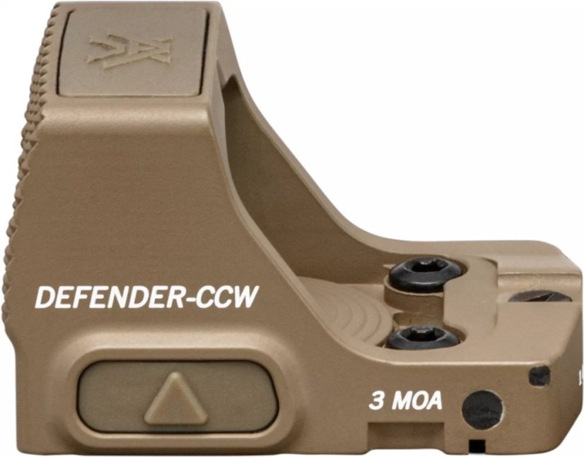 Vortex kolimátor Defender CCW Micro Red Dot - 3 MOA, béžový