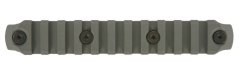 Picatinny lišta nylonová BCM GUNFIGHTER na KeyMod 5.5" - zelená
