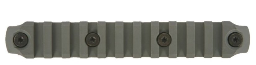 Picatinny lišta nylonová BCM GUNFIGHTER na KeyMod 5.5" - zelená