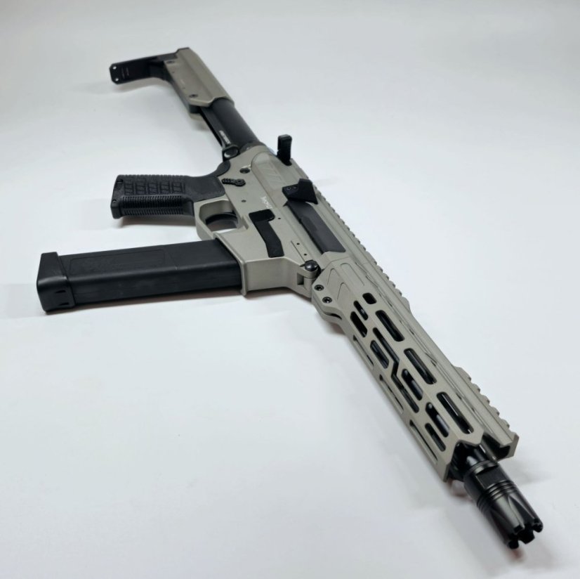 CMMG pistole samonabíjecí Banshee Rifle MkG - .45ACP, 8", barva titanová