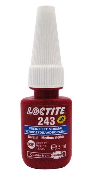 Loctite 243 Threadlocker and Sealant - 5 ml