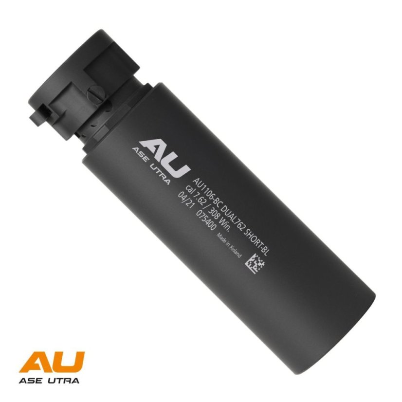 Tlumič hluku Ase Utra DUAL762-S-BL - .308/7.62, černý Cerakote