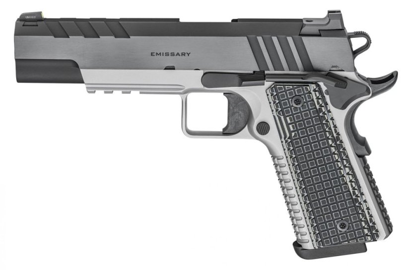 Springfield Armory 1911 Emissary Pistol - 5, 9x19, Black-Silver