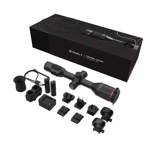 OwlSet RSM30 thermal rifle scope 2.3-9.2x35, including mount