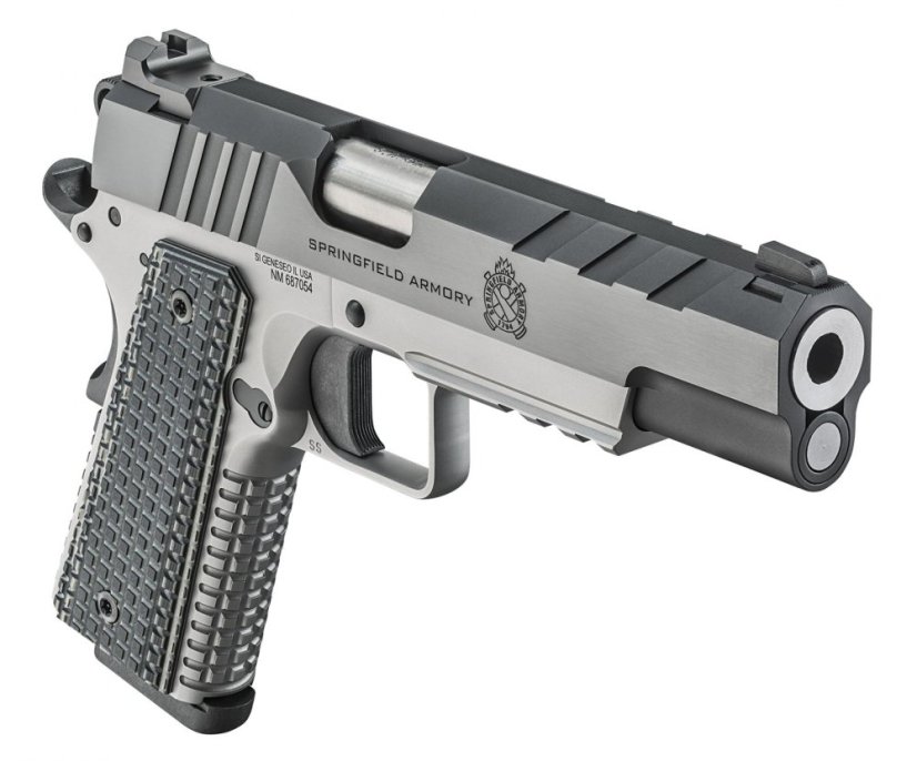 Springfield Armory 1911 Emissary Pistol - 5, 9x19, Black-Silver
