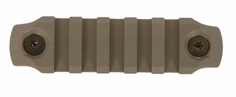 Picatinny lišta nylonová BCM GUNFIGHTER na KeyMod 3" - FDE