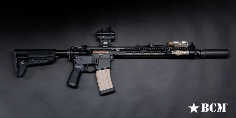 Set pažbení BCM GUNFIGHTER - Mod 1 SOPMOD - černý