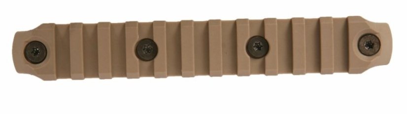 Picatinny lišta nylonová BCM GUNFIGHTER na KeyMod 5.5" - FDE