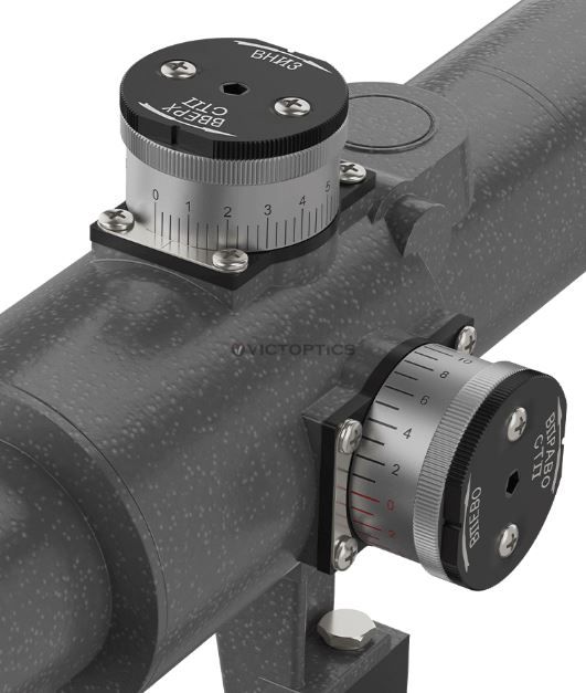 VictOptics rifle scope for SVD - 4x24 FFP, including mount