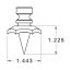 Atlas Bipods koncovky bodce pro bipody Atlas 5-H, Super CAL (BT35, BT72) - 2 ks