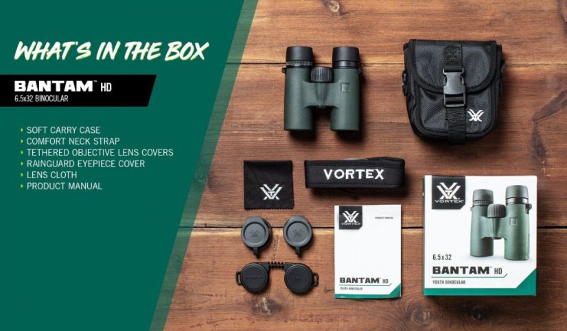 Dalekohled Vortex Bantam HD 6.5 x 32 pro mládež