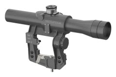 VictOptics puškohled pro SVD - 4x24 FFP, včetně montáže