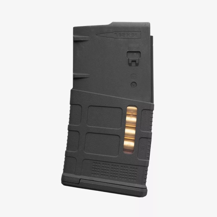 Magpul PMAG 20 M3 LR/SR Magazine - .308 Win, 20 Rounds, with Window, Black