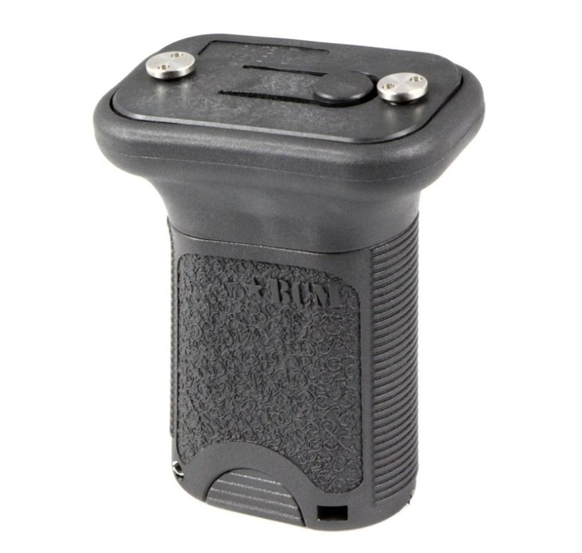 Přední rukojeť BCM GUNFIGHTER Vertical Grip - KeyMod - s úložným prostorem - černá