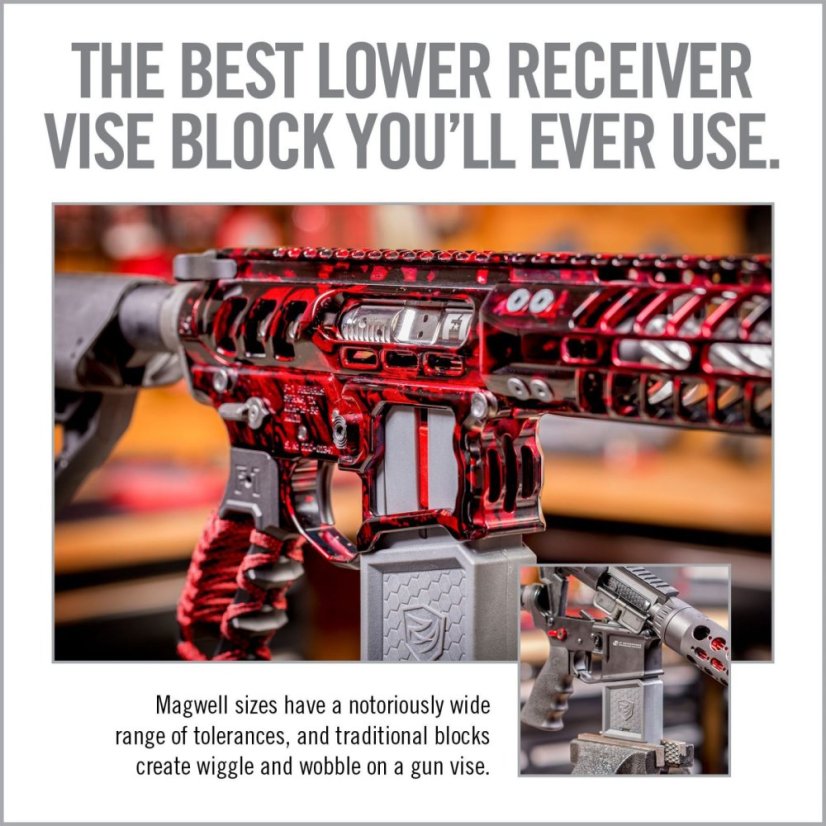 Real Avid Držák Smart-Fit na AR-15 lower s nástavcem pro AR-10