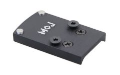 Vector Optics adaptér pro montáž kolimátoru na pistoli Glock G17 (montáž do hledí) - tvar MOJ