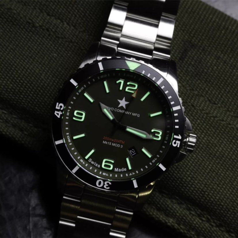 BCM hodinky MK15 Timepiece s tritiem - MOD 1