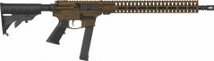 (Doprodej) CMMG puška samonabíjecí Resolute 100 MkGs - 9 x 19, RDB, na zásobníky Glock, bronzová