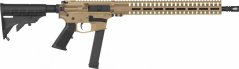 (Doprodej) CMMG puška samonabíjecí Resolute 100 MkGs - 9 x 19, RDB, na zásobníky Glock, FDE