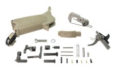 Rozšířený set dílů pro spodní rám BCM GUNFIGHTER pro AR-15 - FDE