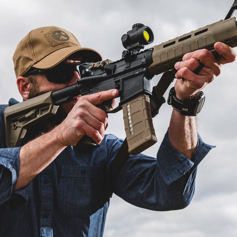 Magpul PMAG M3 5.56x45 magazine with window for AR-15, 30 rounds - tan MCT-MCT   Magpul PMAG M3 5.56x45 magazine with window for AR-15, 30 rounds - tan MCT