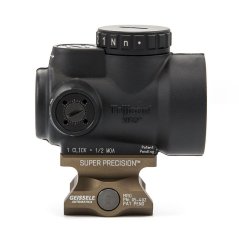 Montáž Geissele Super Precision pro kolimátor Trijicon MRO - bronzový, absolute co-witness