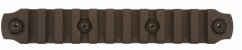 Picatinny lišta nylonová BCM GUNFIGHTER na KeyMod 5.5" - černá