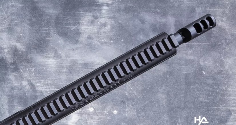 Hera Arms PCC pistolový kompenzátor - 9 mm, 5/8 x 24, ocelový