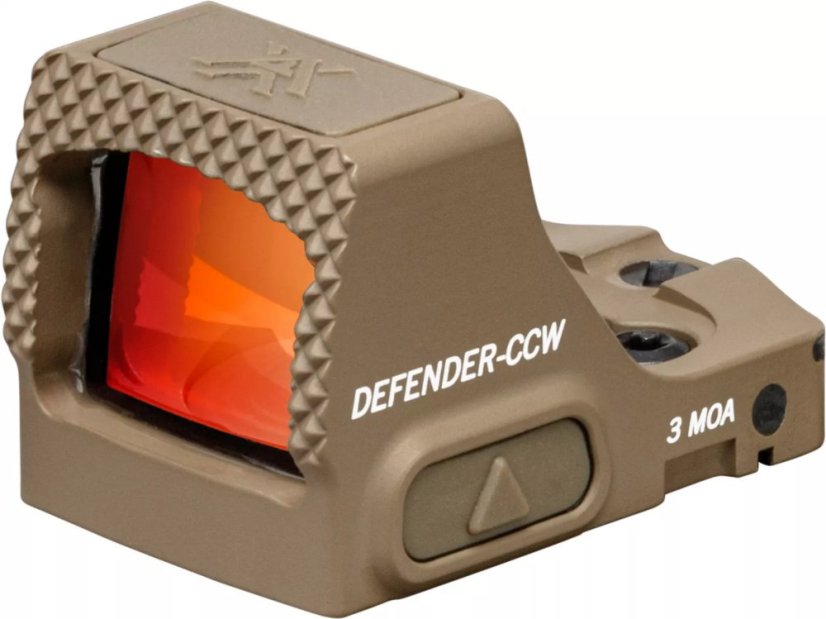 Vortex kolimátor Defender CCW Micro Red Dot - 3 MOA, béžový