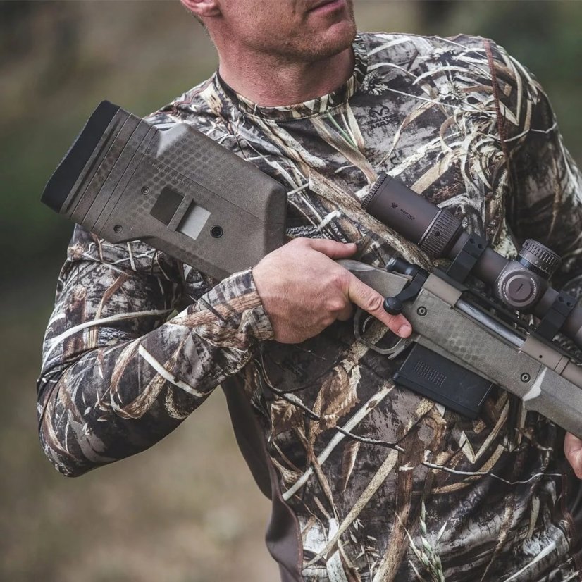 Magpul pažba Hunter 700L pro klikovky Remington 700 Long Action - šedá