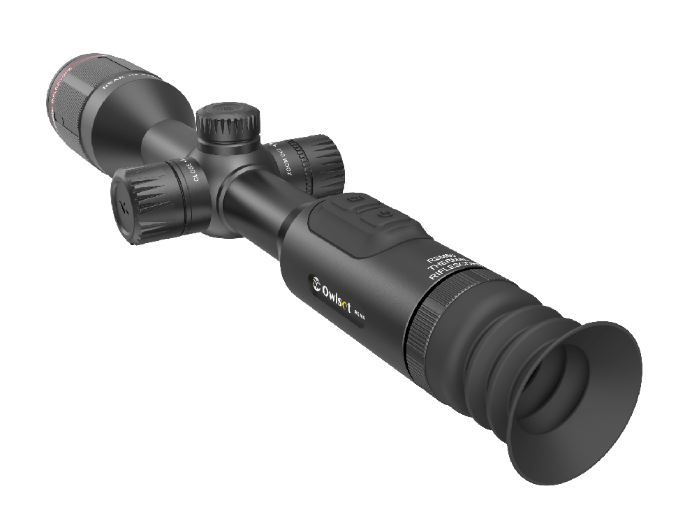 OwlSet RSM50 thermal rifle scope 3.2-12.8x50, including mount
