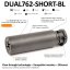 Tlumič hluku Ase Utra DUAL762-S-BL - .308/7.62, černý Cerakote