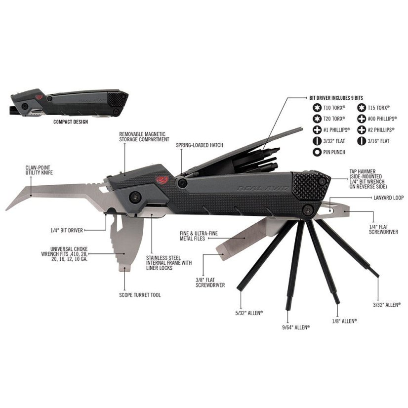 Real Avid multitool PRO - univerzální