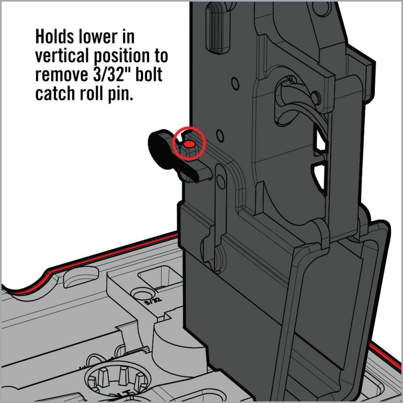 Pin Punch and Installation Base – AR-15