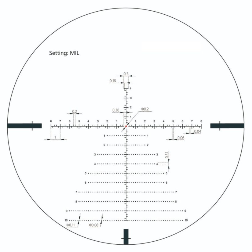 Puškohled Vector Optics Continental 3-18x50 VCT FFP 34 mm tubus