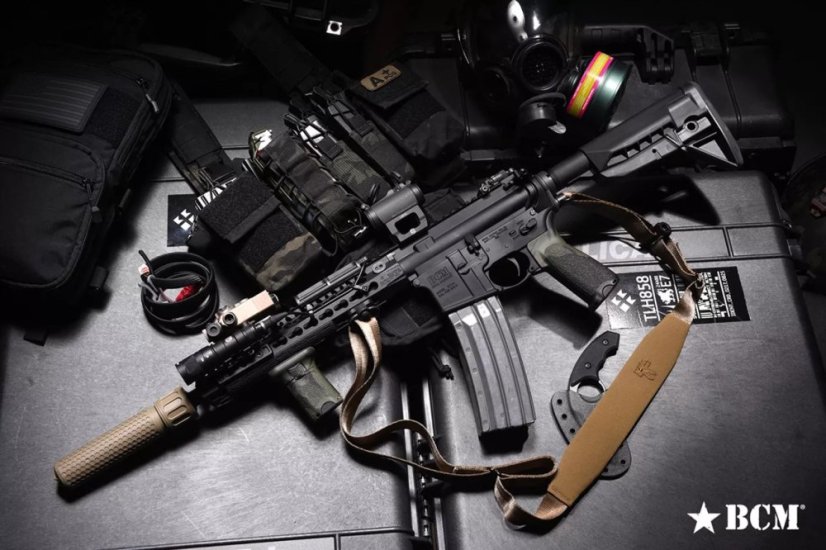 BCM GUNFIGHTER Stock Set - Mod 0 SOPMOD - Black
