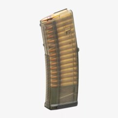 Magpul transparentní zásobník TMAG 30 M3 AR/M4 - .223 Rem, 30 ran, průhledný olivový