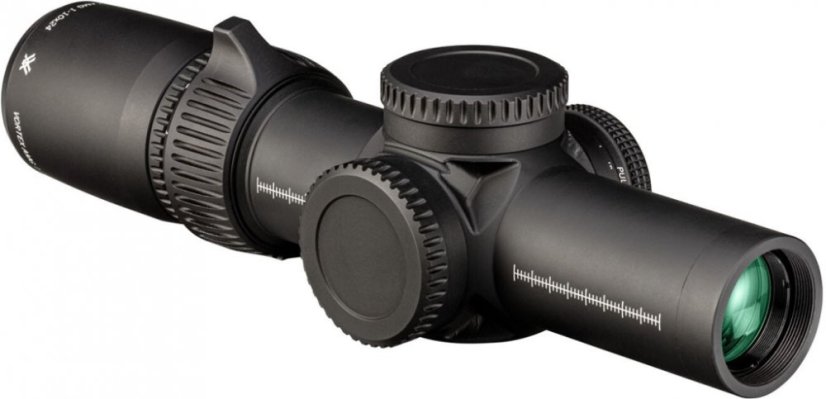 Puškohled AMG® 1-10x24 FFP ZAMĚŘOVACÍ KŘÍŽEK EBR-9 (MRAD) | 34mm TRUBKA