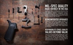 Rozšířený set dílů pro spodní rám BCM GUNFIGHTER pro AR-15 - FDE