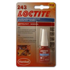 Loctite 243 na zajišťování a utěsňování závitových spojů - 5 ml