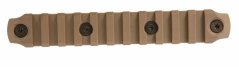 Picatinny lišta nylonová BCM GUNFIGHTER na KeyMod 5.5" - FDE
