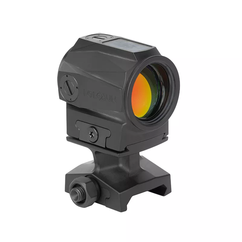 Holosun SCRS-RD-MRS Enclosed Reflex Sight - 2 MOA Red Dot + 65 MOA Circle, Solar Panel