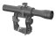 VictOptics rifle scope for SVD - 4x24 FFP, including mount