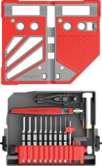 Real Avid sada pro vyrážení čepů z různých zbraní a dílu Master Bench Block Pro-Kit