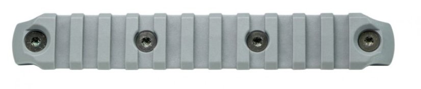 Picatinny lišta nylonová BCM GUNFIGHTER na KeyMod 5.5" - šedá