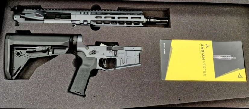 Radian pistole samonabíjecí Model 1 - 9", .300 AAC Blackout, FDE