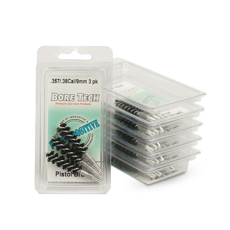 BoreTech Kartáč nylonový – pistolový .40 / .41 / 10 mm (3 ks)