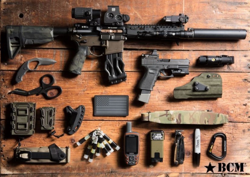 Set pažbení BCM GUNFIGHTER - Mod 0 - FDE